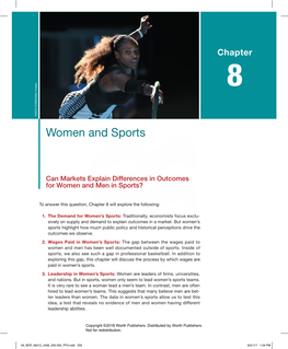 Women and Sports 261