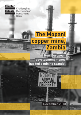 The Mopani Copper Mine, Zambia