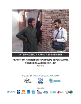 Inter-Agency Rapid Assessment Report on Khyber Off-Camp Idps In