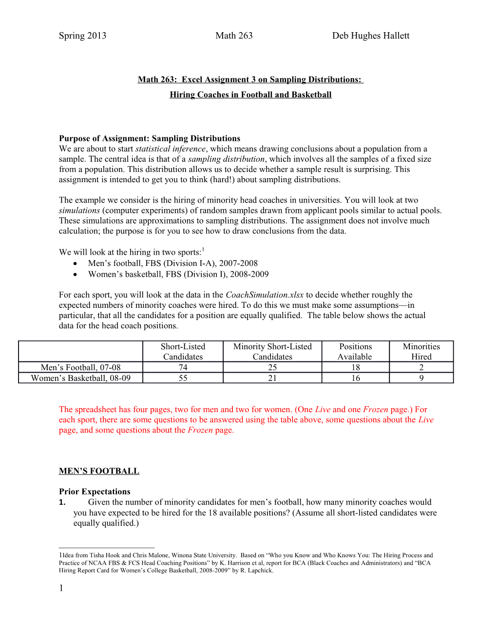 Probability: What Affects Estimates s1