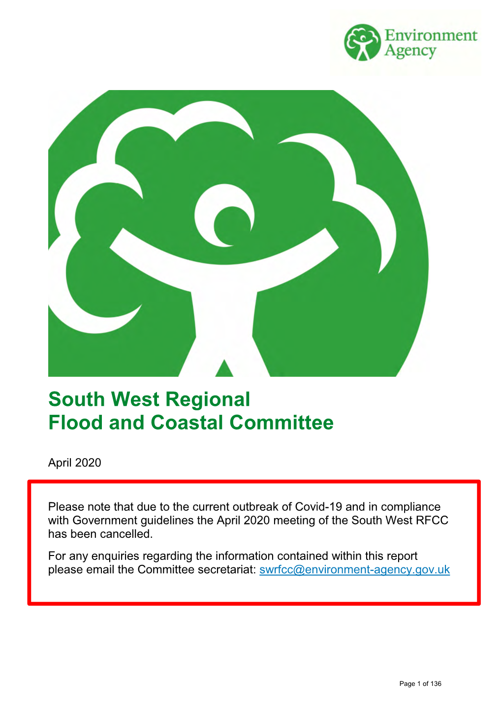 South West Regional Flood and Coastal Committee