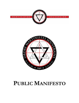 Public Manifesto
