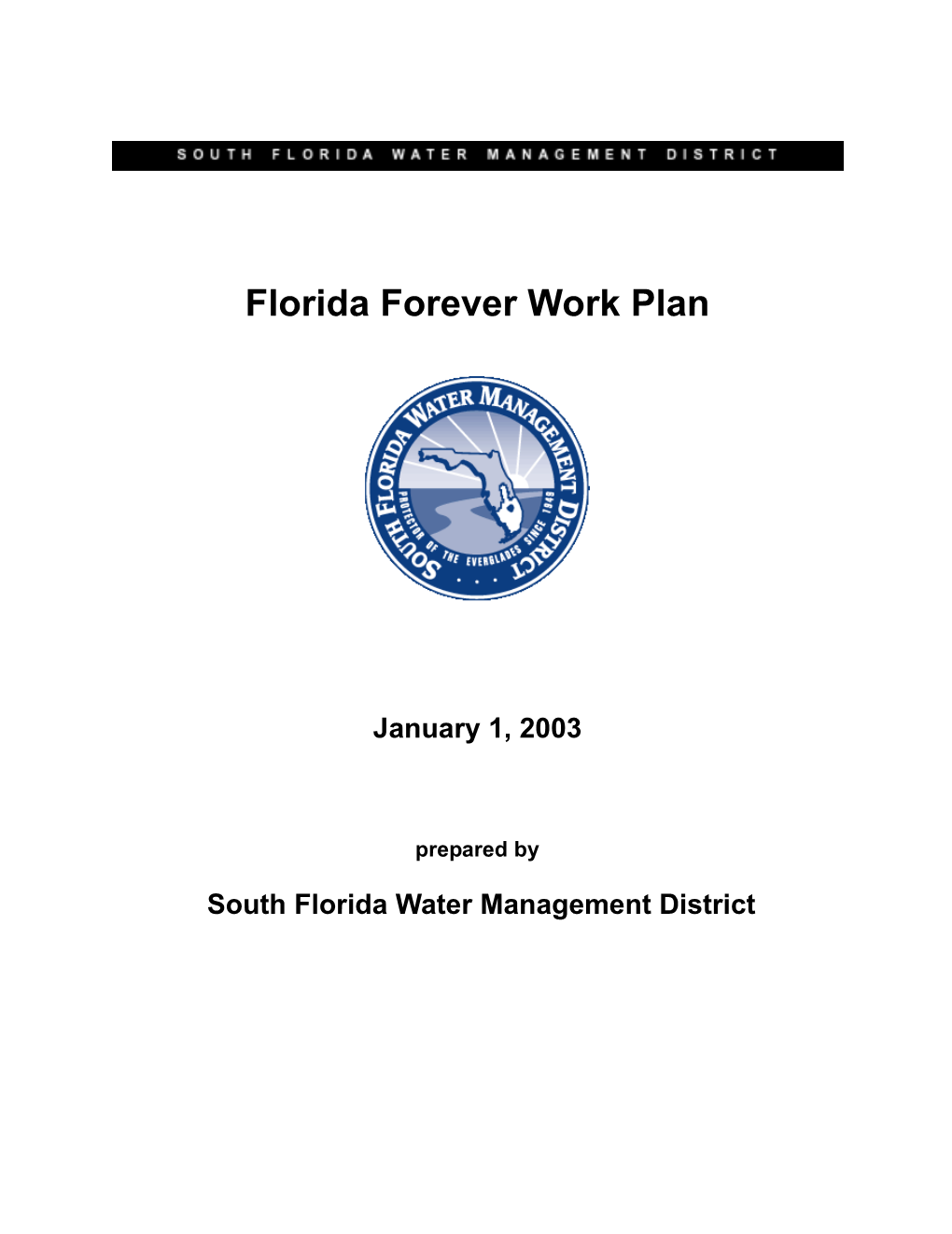 Florida Forever Work Plan