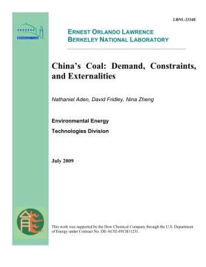 China's Coal-Fired Electricity Generation, 1990-2025