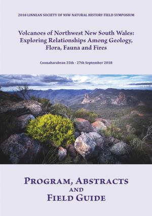 Volcanoes of Northwest New South Wales: Exploring Relationships Among Geology, Flora, Fauna and Fires