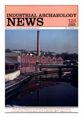 The Association for Industrial Archaeology Free to Members of Aia