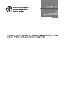 Economic Value of Ecosystem Services from the Deep Seas and the Areas Beyond National Jurisdiction