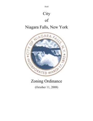 City of Niagara Falls, New York Zoning Ordinance