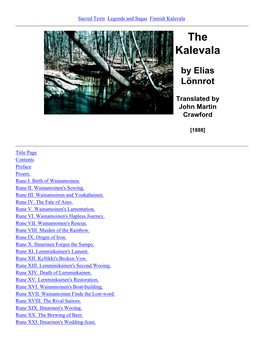 The Kalevala