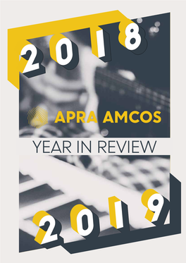 APRA AMCOS Year in Review 2018-19