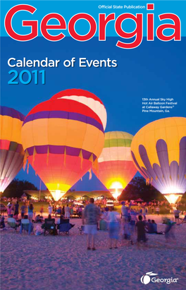 Calendar of Events 2011