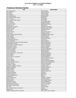CW Final Tree List 12-29-16