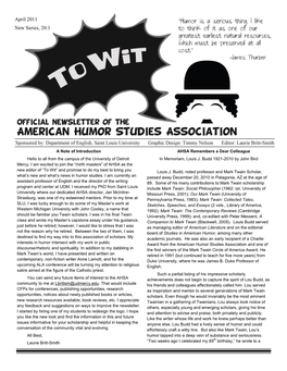 Towit: March 2011