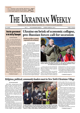 The Ukrainian Weekly 2014, No.9