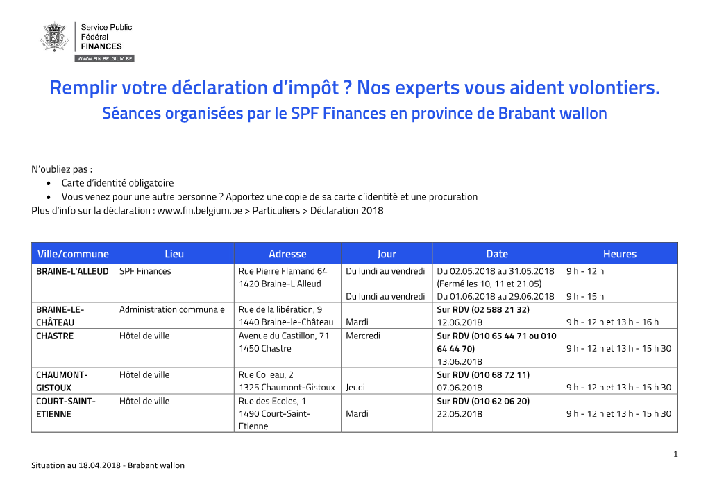 Remplir Votre Déclaration D'impôt