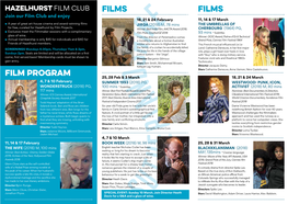 Hazelhurst Film Club