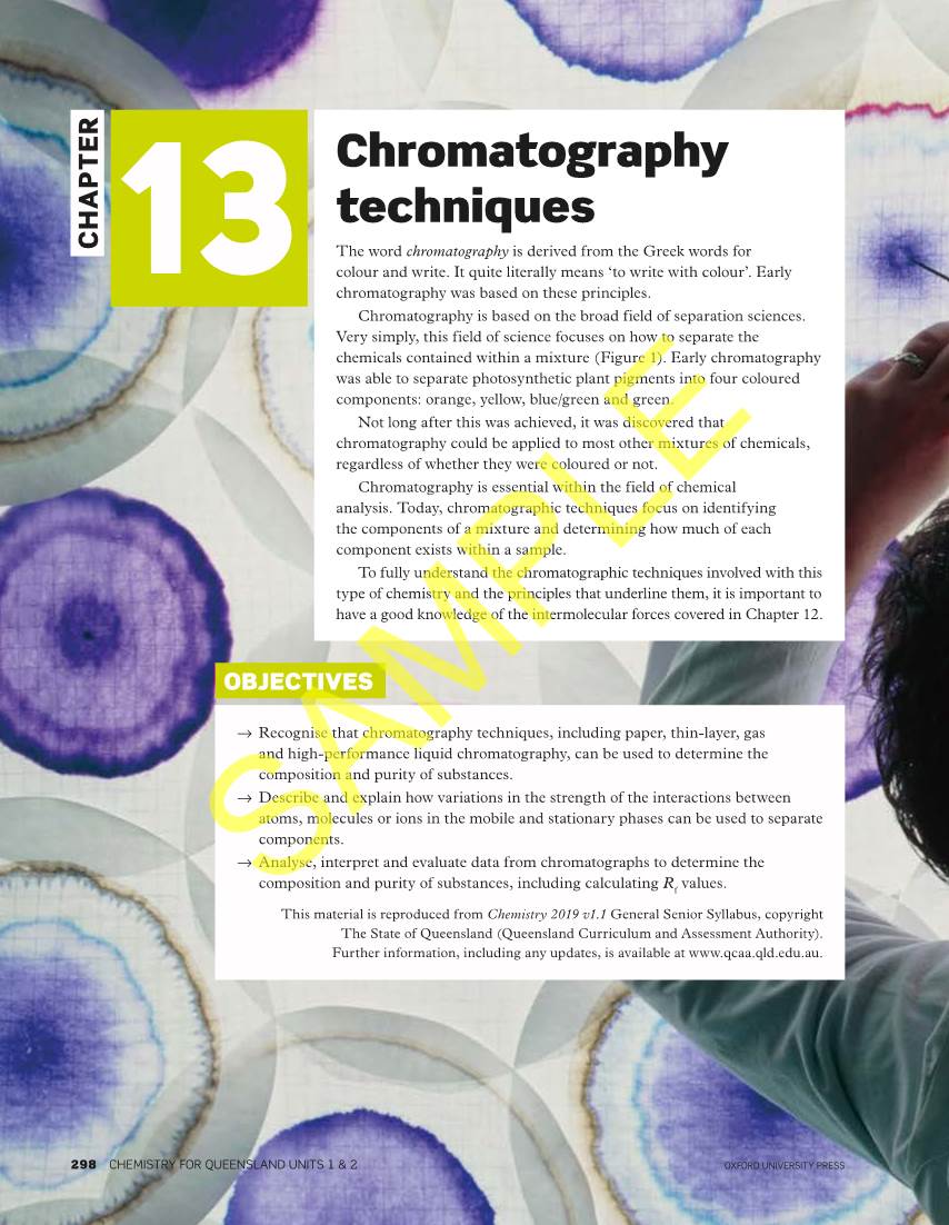 Chapter 13: Chromatography Techniques