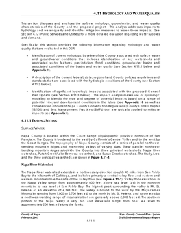 4.11 Hydrology General Plan DEIR