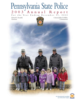 2003 Annual Report for the Year Ending December 31, 2003 Edward G