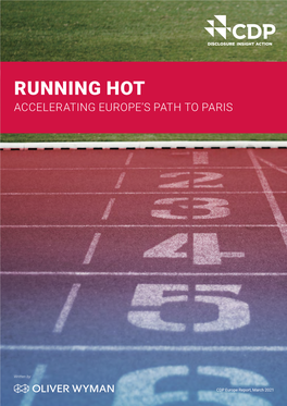 Running Hot Accelerating Europe’S Path to Paris