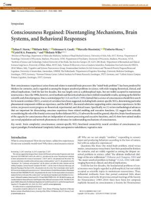 Disentangling Mechanisms, Brain Systems, and Behavioral Responses