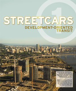 Streetcarsstreetcars Development-Orienteddevelopment-Oriented Transittransit