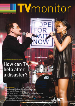 How Can TV Help After a Disaster?