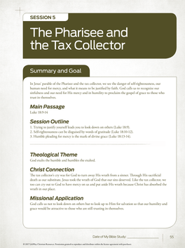 The Pharisee and the Tax Collector