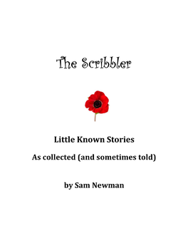 THE SCRIBBLER Jan 2016