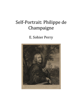 Self&Portrait:!Philippe!De! Champaigne!