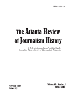 The Atlanta Review of Journalism History