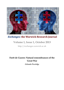 Exchanges: the Warwick Research Journal