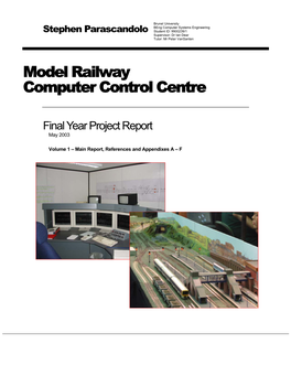 Model Railway Computer Control Centre