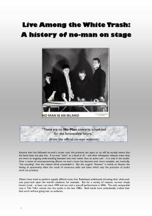 Live Among the White Trash: a History of Nono----Manman on Stage