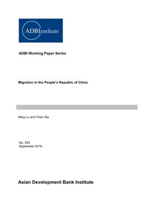 Migration in the People's Republic of China