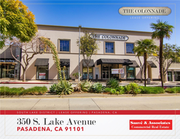 350 S. Lake Avenue PASADENA, CA 91101 350 S