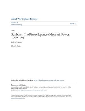 Sunburst: the Rise of Japanese Naval Air Power, 1909–1941 Robert Cressman