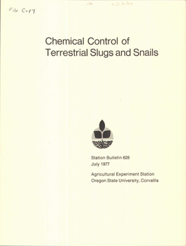 Chemical Control of Terrestrial Slugs and Snails