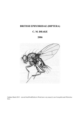 British Ephydridae (Diptera)
