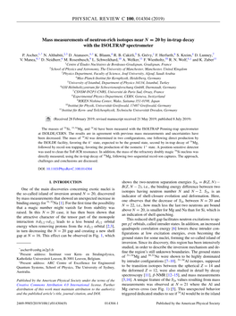 Mass Measurements of Neutron-Rich Isotopes Near $N=20$ by In-Trap