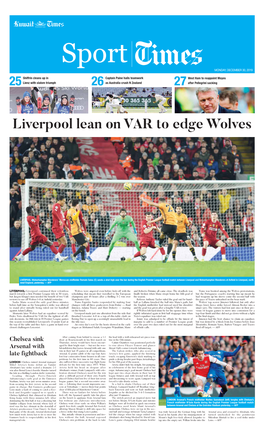 Liverpool Lean on VAR to Edge Wolves