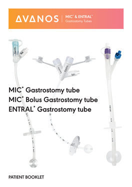 MIC & ENTRAL G-Tube Patient Booklet