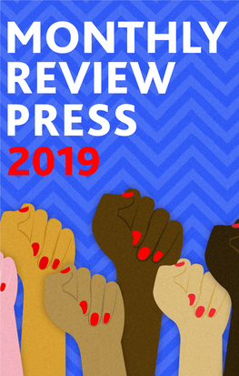 Monthly Review Press Catalog, 2019 [PDF]