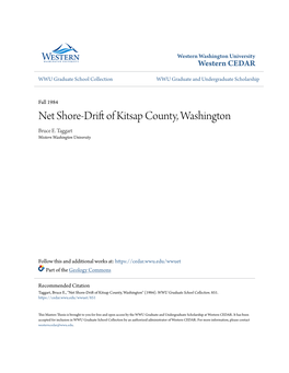 Net Shore-Drift of Kitsap County, Washington Bruce E