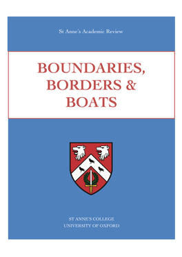 Boundaries, Borders & Boats