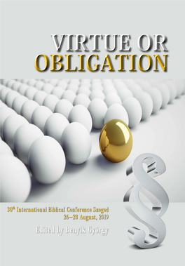 SZNBK 2019 Virtue Or Obligat