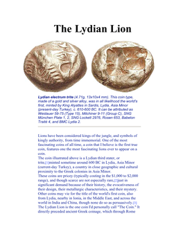 The Lydian Lion