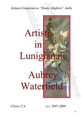 Artisti in Lunigiana: Aubrey Waterfield