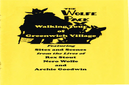 To Read and Enjoy the Walking Tour Booklet