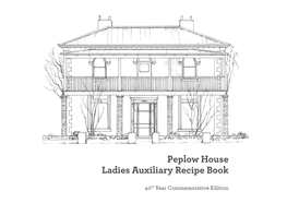 Peplow House Ladies Auxiliary Recipe Book